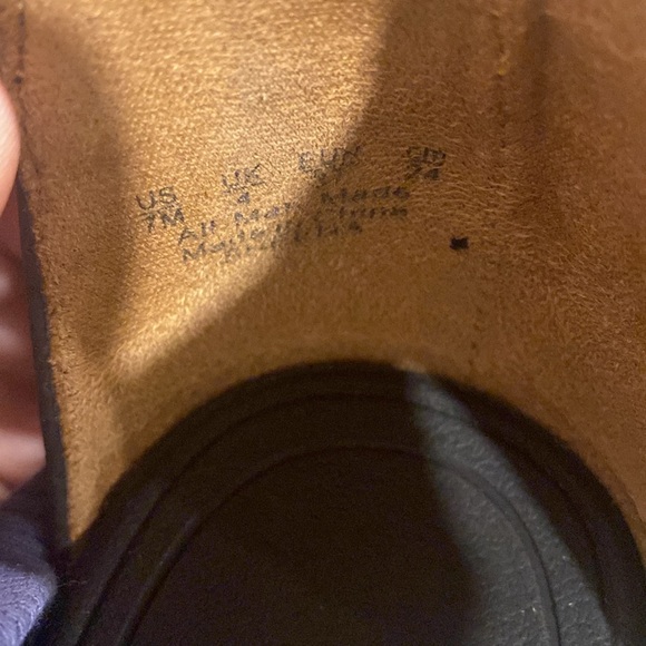 Size 7 dr scholls wedge sandals soft leather straps rubber sole - Picture 4 of 4